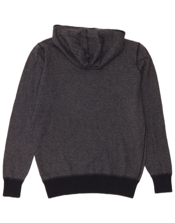 Maglione con cappuccio da donna North Sails UK 12 Lana a righe grigio medio