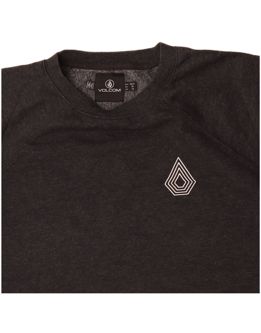 Felpa da donna Volcom maglione US 8 cotone grigio medio