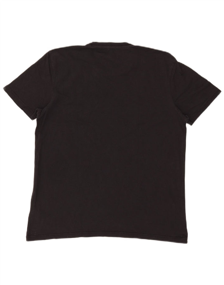 T-shirt da uomo Alpha Industries Top in cotone nero medio