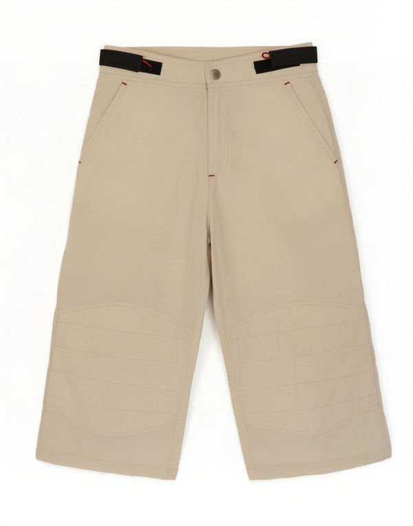 Bermuda Benetton per ragazze a gamba larga 11-12 anni W24 bianco sporco