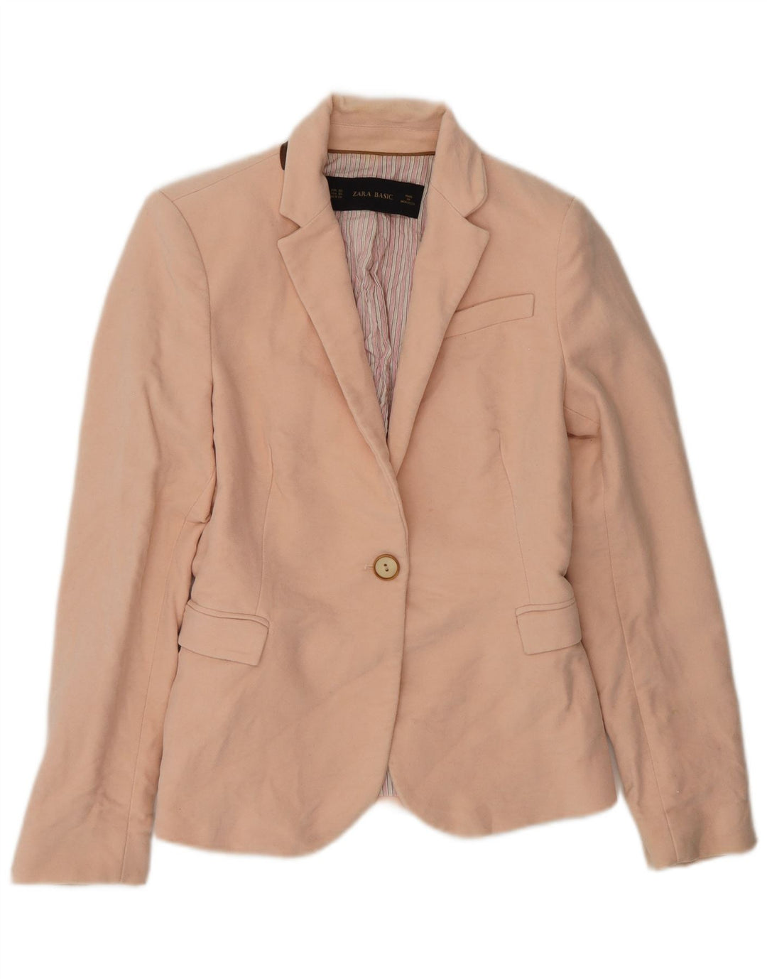 Giacca blazer a 1 bottone da donna Zara UK 6 XS rosa