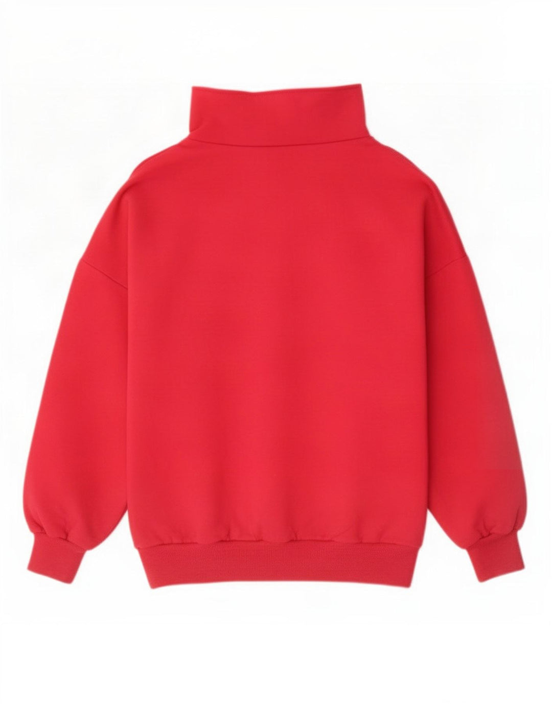 Felpa Colmar da donna con grafica da sci e collo con bottoni, maglione US 12 grande rosa