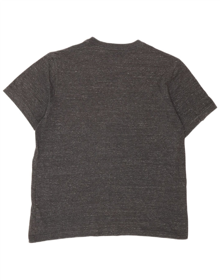 T-shirt da uomo Nike Top grande in cotone chiazzato grigio