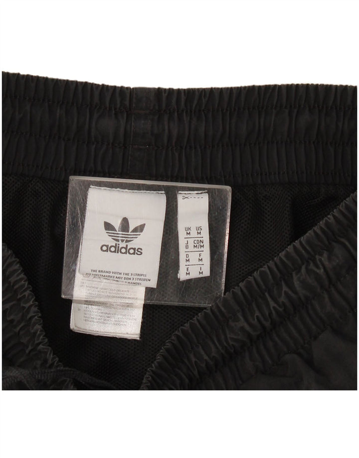 Pantaloncini sportivi da uomo Adidas medi neri in poliestere