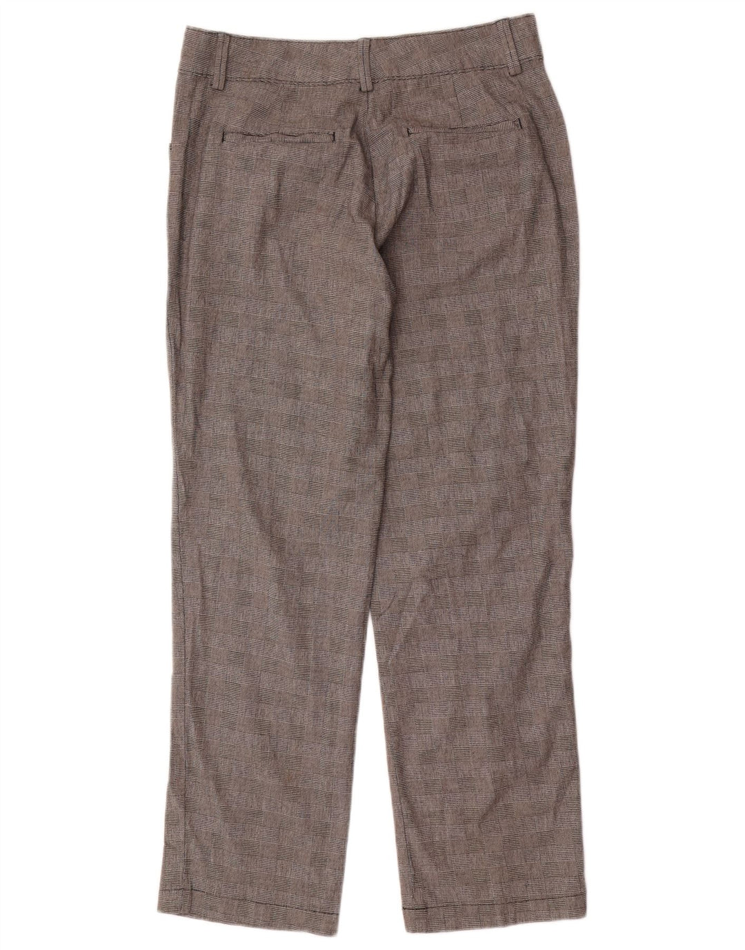 Pantaloni casual da donna LEE dalla vestibilità rilassata US 8 Medium W32 L29 a quadri grigi