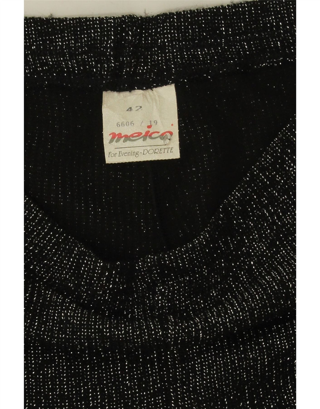 Leggings da donna Meico IT 42 Poliacrilico medio nero screziato