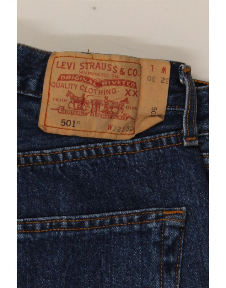 Levi's Uomo 501 Jeans dritti W32 L30 Cotone blu navy