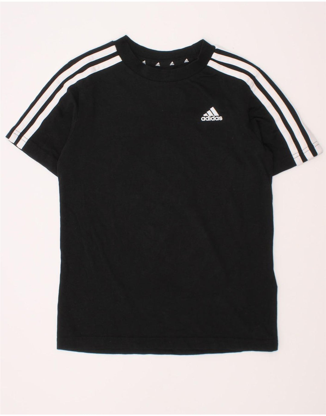 T-shirt Adidas da ragazzo Top 7-8 anni in cotone nero