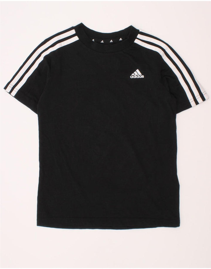 T-shirt Adidas da ragazzo Top 7-8 anni in cotone nero