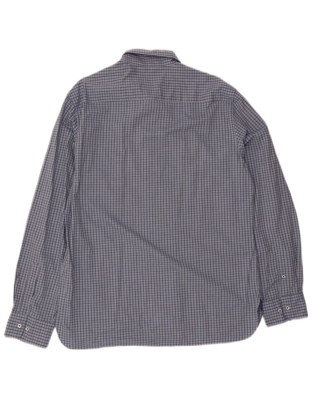 Camicia casual da uomo Massimo Dutti XL in cotone a quadri blu