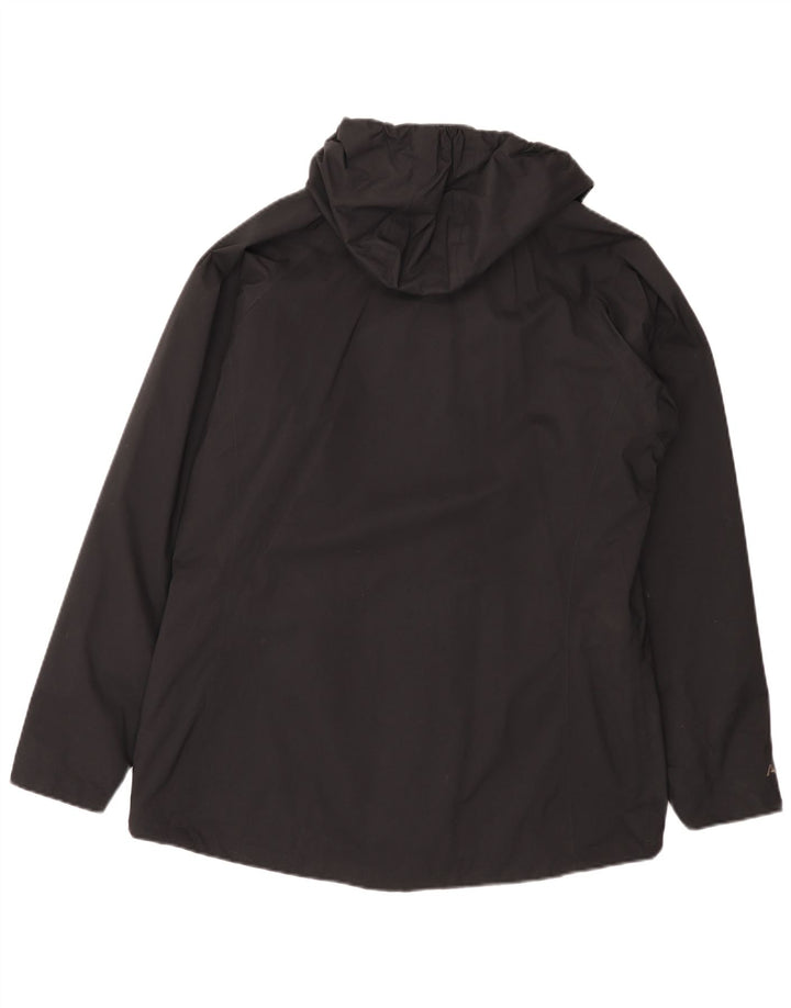 Giacca antipioggia da donna con cappuccio Berghaus UK 16 Large nera in poliammide