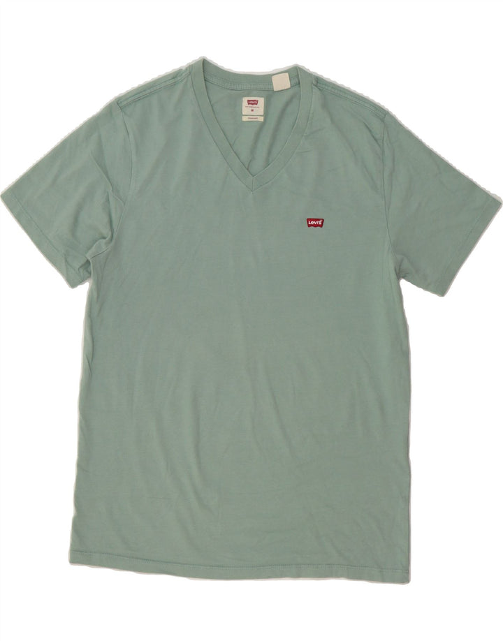 LEVI'S Mens Standard T-Shirt Top Medium Green Cotton Vintage Levi's and Second-Hand Levi's from Messina Hembry 