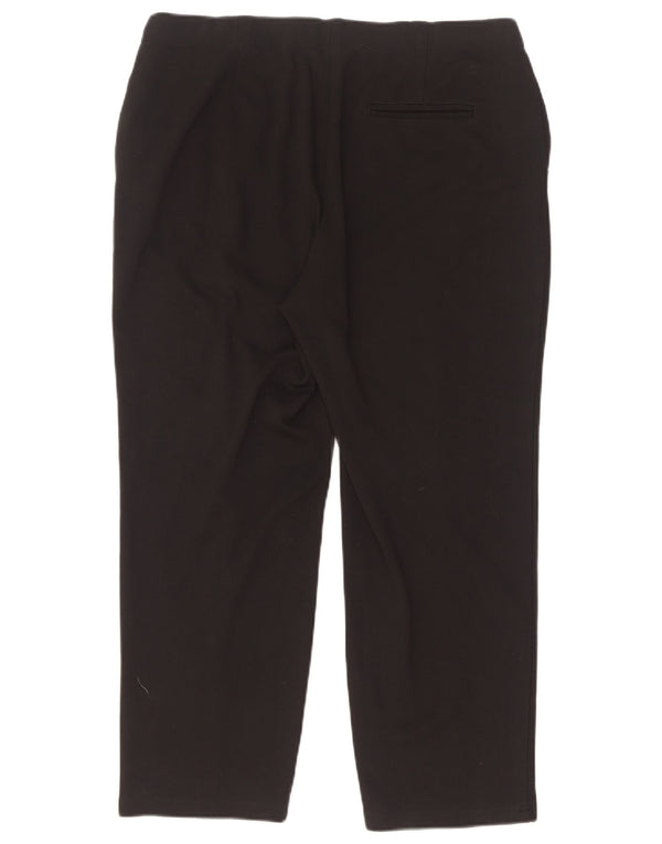 Pantaloni corti dritti da donna Marks & Spencer UK 14 Large W33 L25 Neri