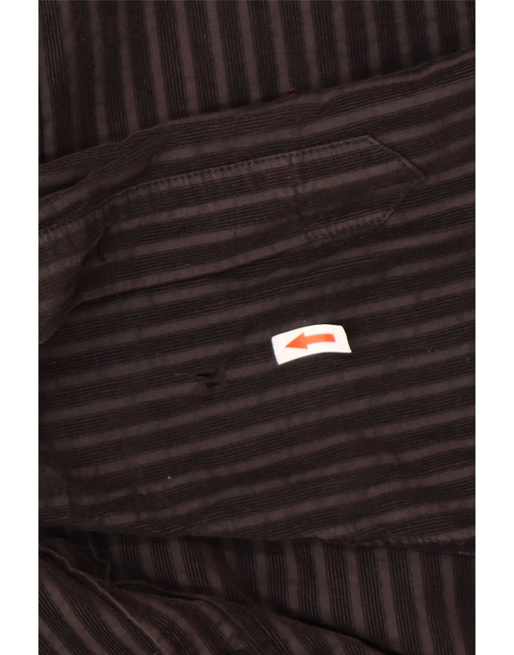 Camicia da uomo Marlboro Classics 2XL Cotone a righe marroni