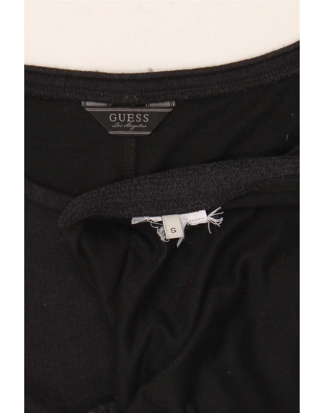 Guess Top oversize da donna a maniche lunghe UK 10 Small Nero