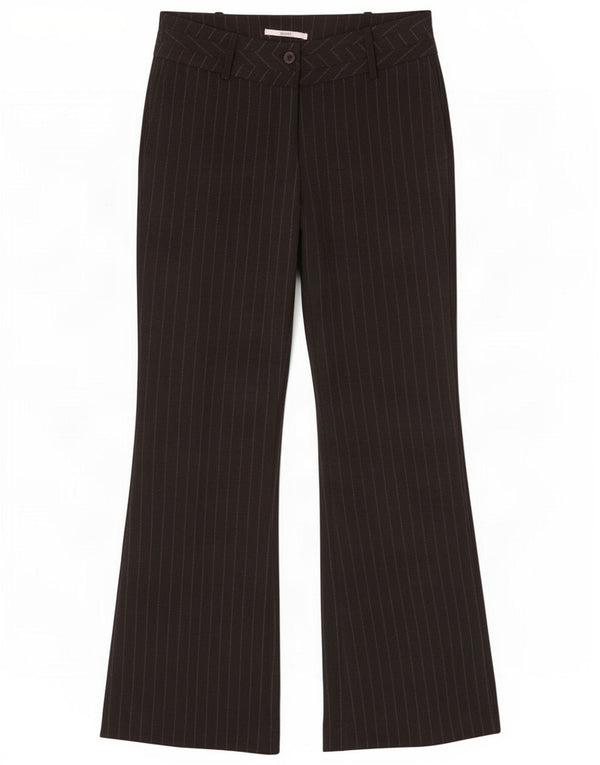 Pantaloni casual svasati da donna Xanaka EU 38 Medium W30 L33 Gessato nero