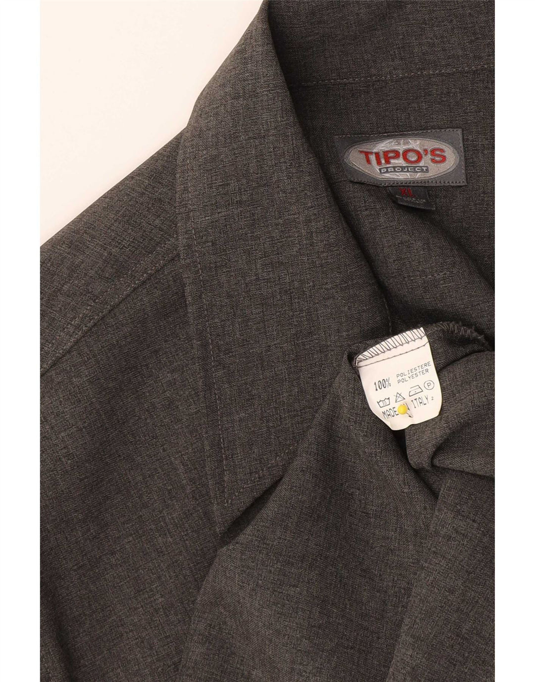 Camicia da uomo Tipo' S XL Poliestere grigio