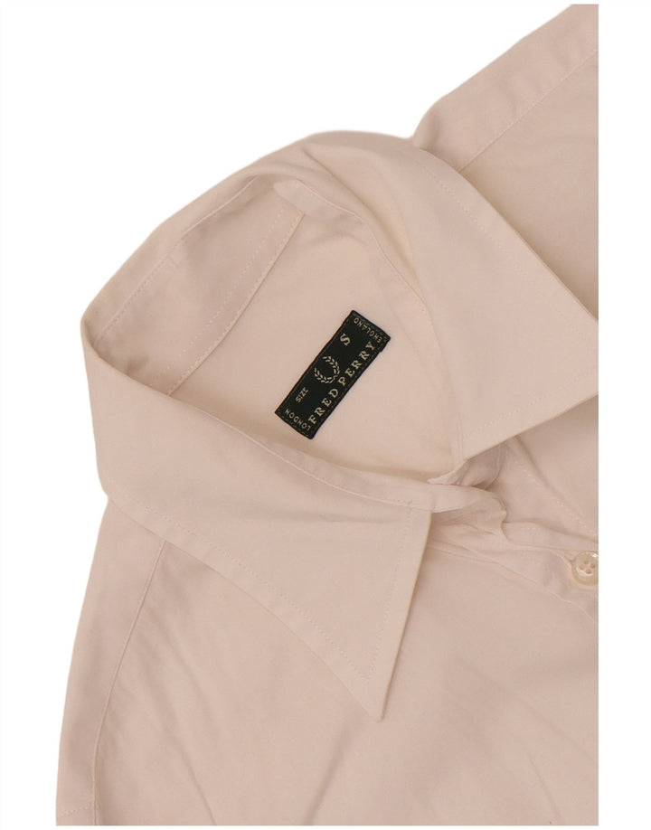 Camicia da donna Fred Perry UK 10 piccola bianca