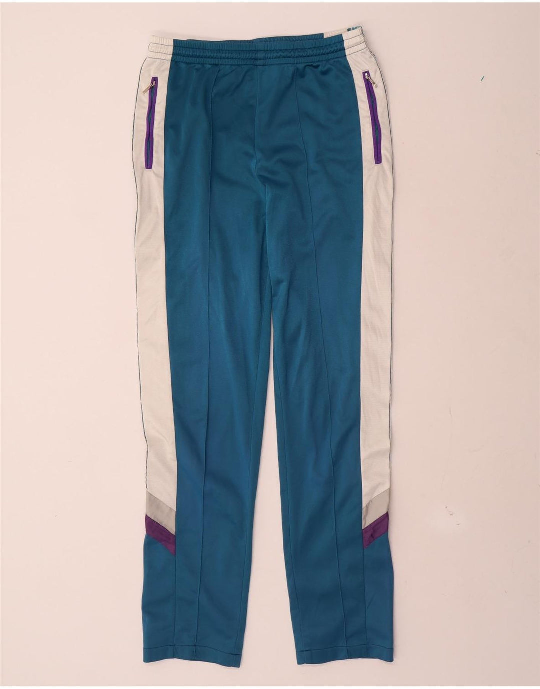 Pantaloni da tuta con grafica ASICS da uomo IT 46 Small Blue Colourblock