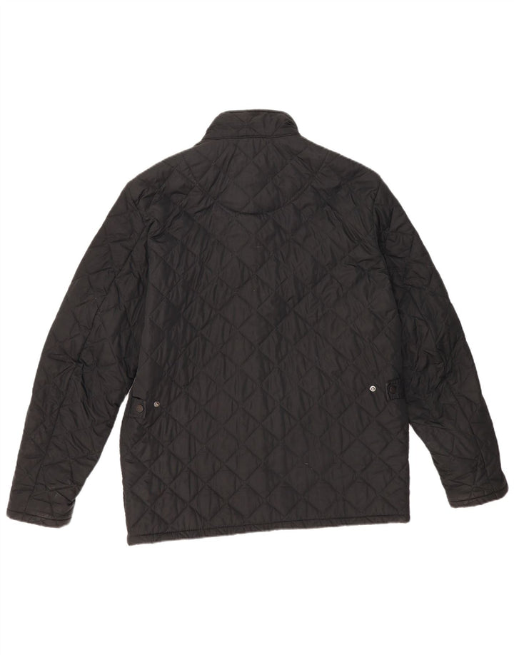Giacca trapuntata da uomo Barbour UK 40 grande poliestere nero