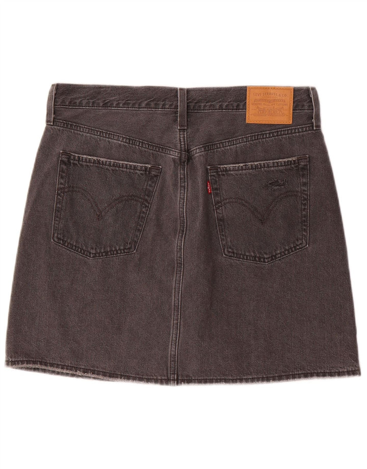 LEVI'S Minigonna in denim da donna W30 in cotone marrone medio