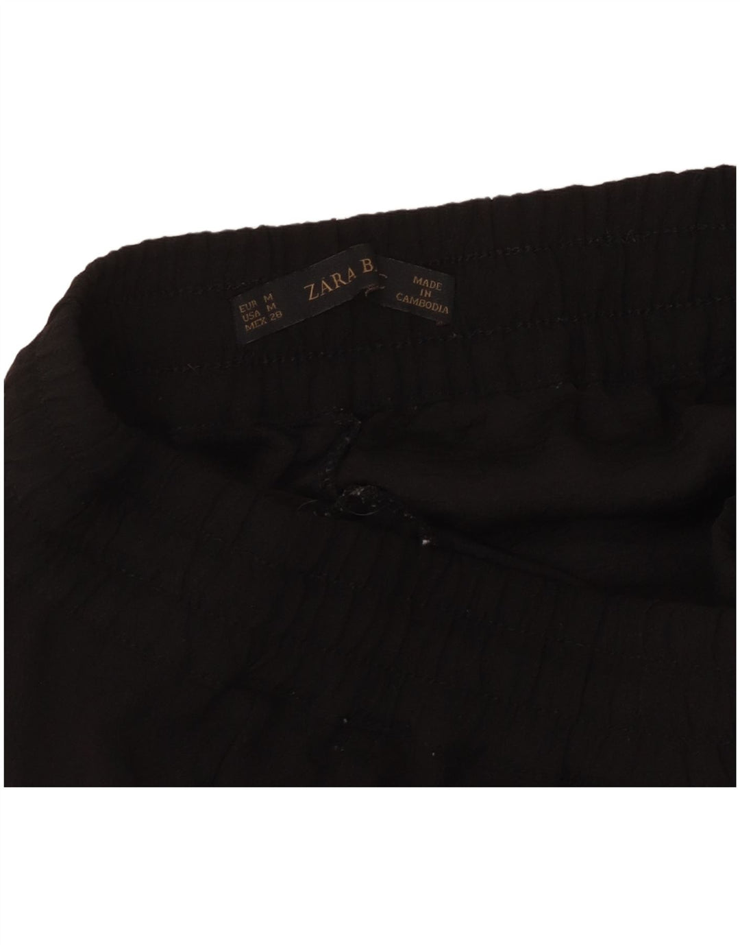 Pantaloni chino affusolati da donna Zara medi W28 L27 neri