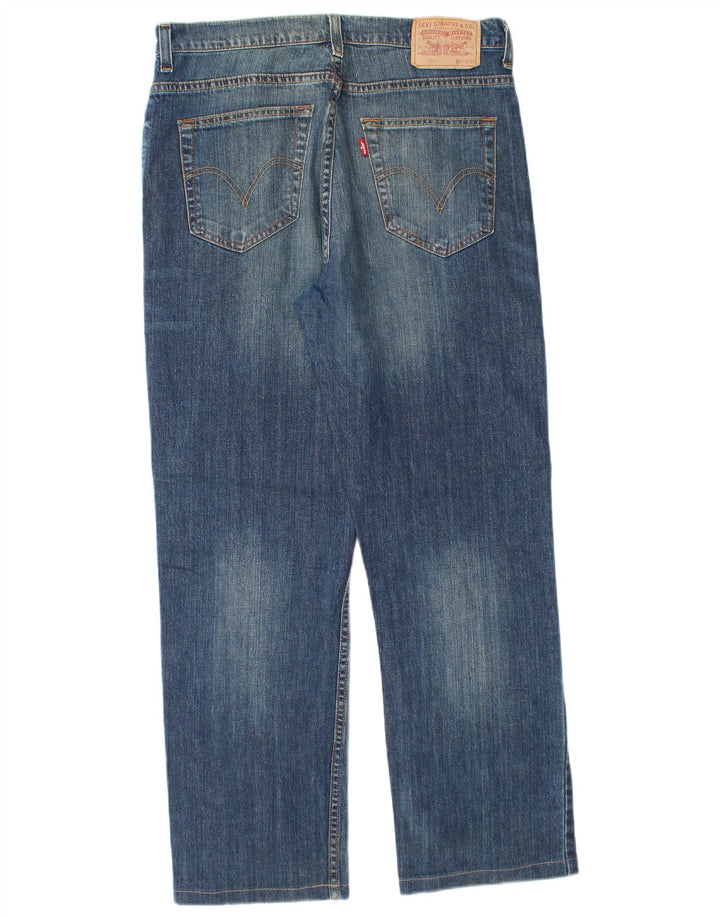 Levi's Uomo 752 Jeans dritti W34 L29 Cotone blu