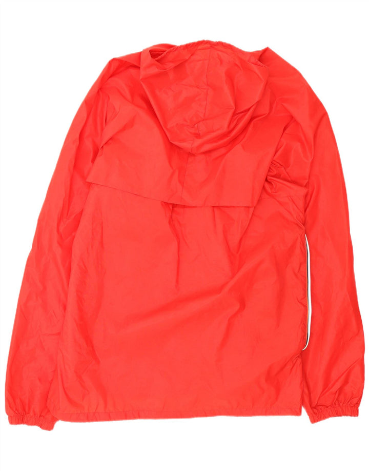 Giacca antipioggia da uomo con cappuccio K-Way UK 42 XL Rossa