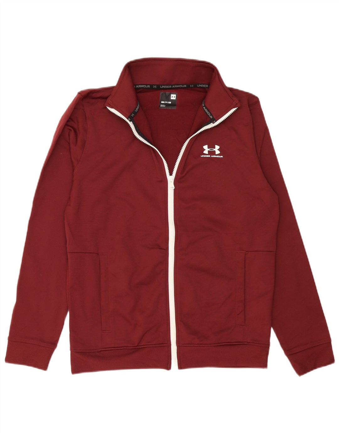 Giacca da ginnastica da uomo UNDER ARMOUR piccola in poliestere marrone