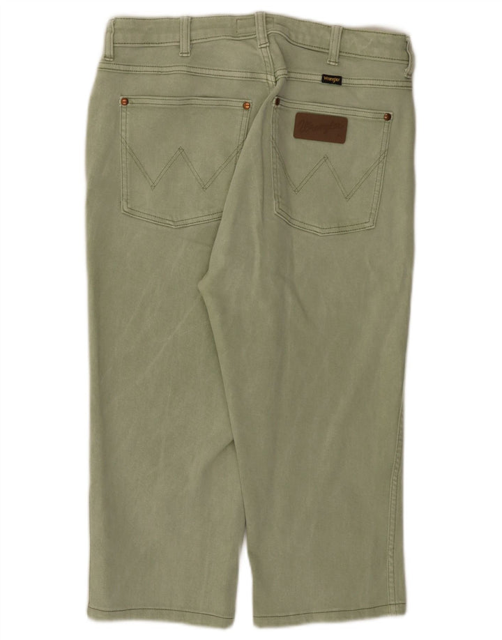 Pantaloni casual dritti da donna WRANGLER W30 L27 cotone verde