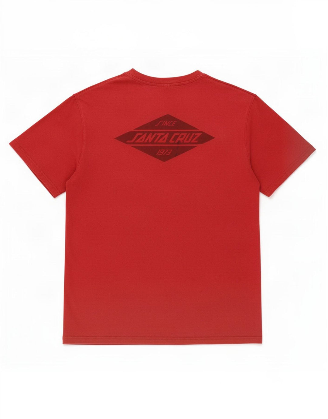 T-shirt grafica da uomo Santa Cruz Top in cotone rosso medio