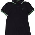 Polo da uomo Fred Perry piccola in cotone a righe blu navy