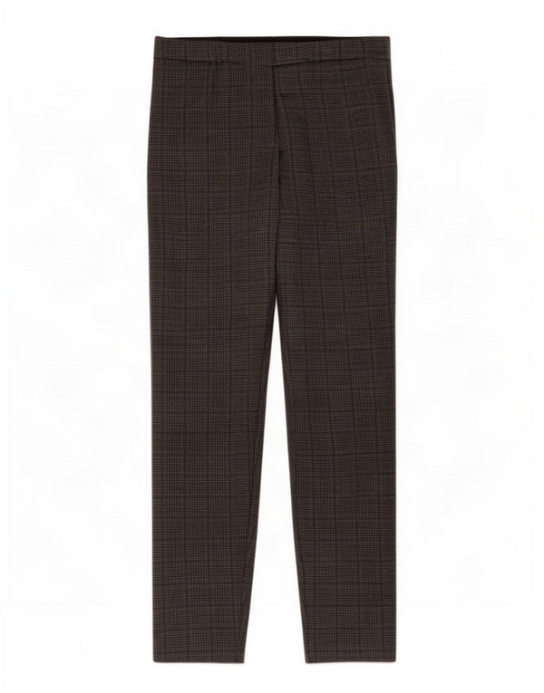 Zara Womens Slim Casual Trousers Large W30 L24 Grey Plaid