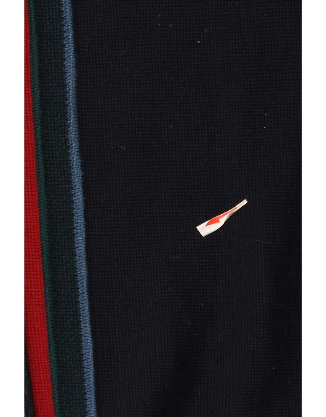 Roberto Carlo Maglione da uomo con scollo a V grande blu navy a rombi/diamante