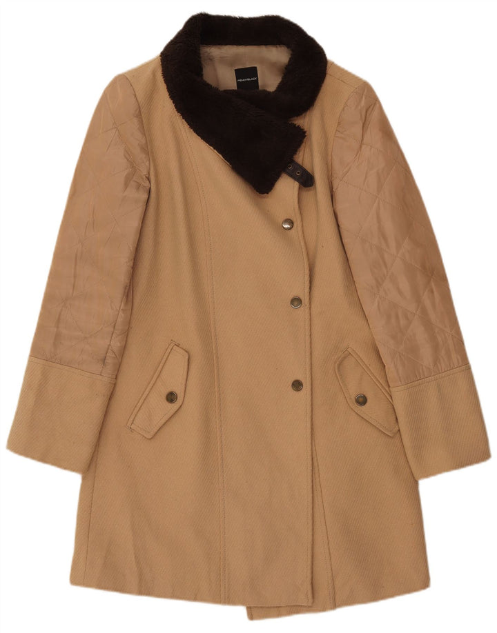 Cappotto da donna Penny Black UK 12 Lana color block beige medio