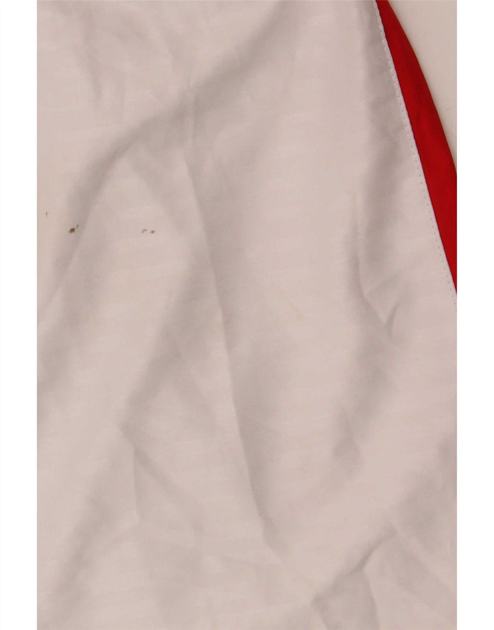 Pantaloncini sportivi Nike Dri Fit da uomo, grandi, in poliestere color block bianco