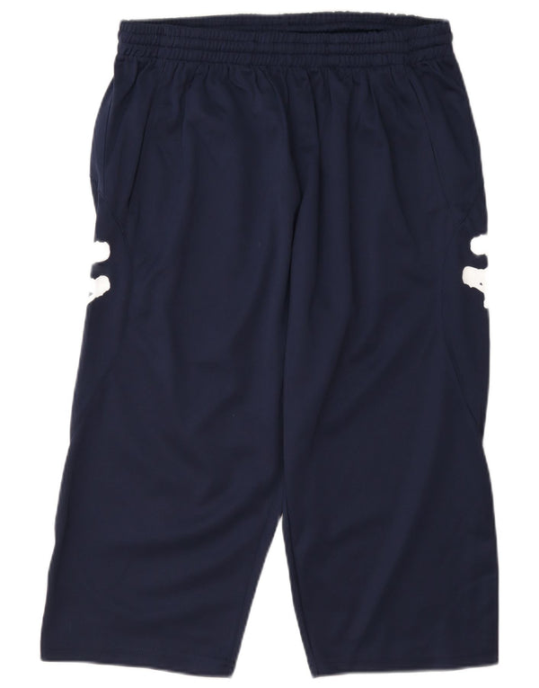 Pantaloncini sportivi da uomo Kappa Graphic Bermuda XL blu navy in poliestere
