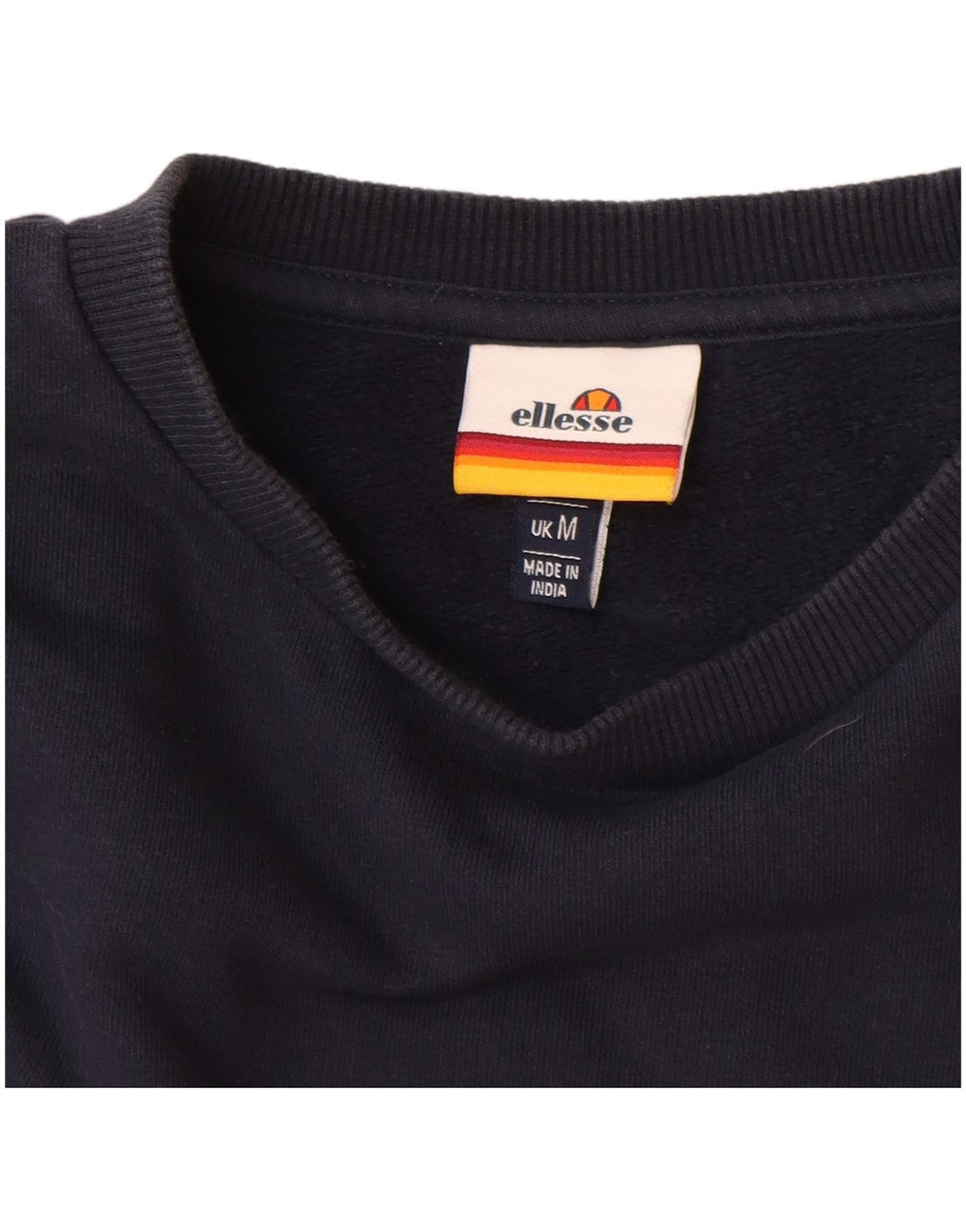 Felpa grafica da uomo Ellesse, maglione medio, blu navy, cotone