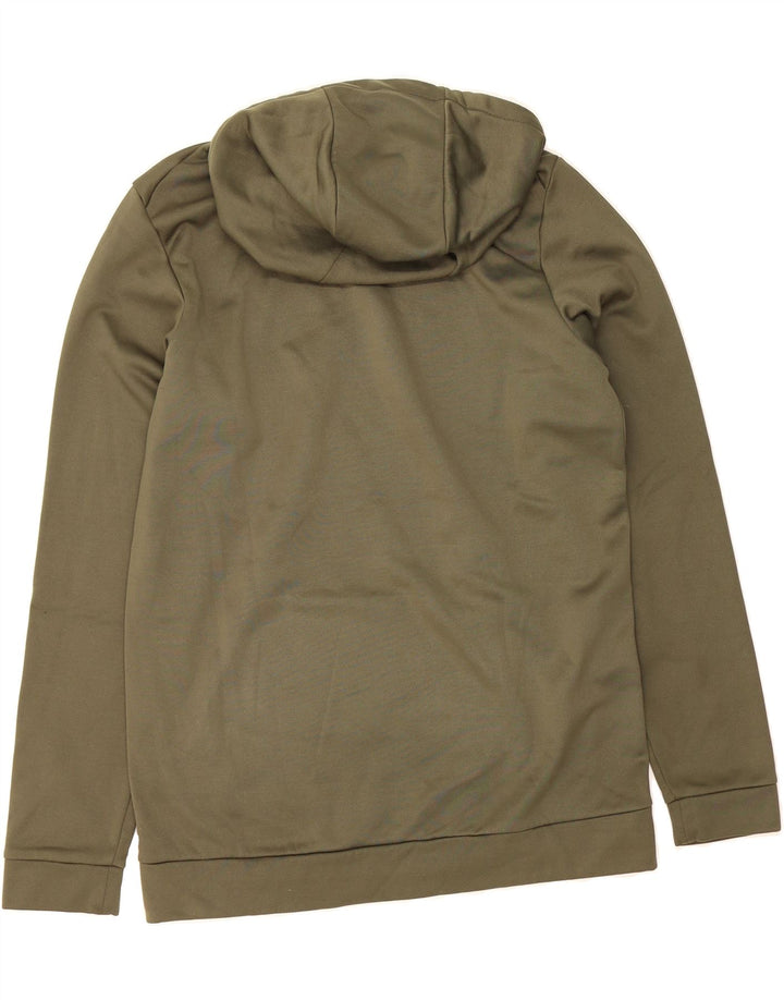 NIKE Mens Dri Fit Graphic Hoodie Jumper Medium Khaki Polyester Vintage Nike and Second-Hand Nike from Messina Hembry 