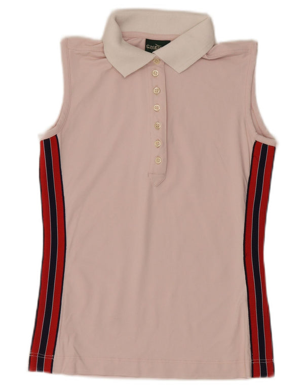 Polo senza maniche da donna Chervo IT 42 Medium Pink Colourblock Sports