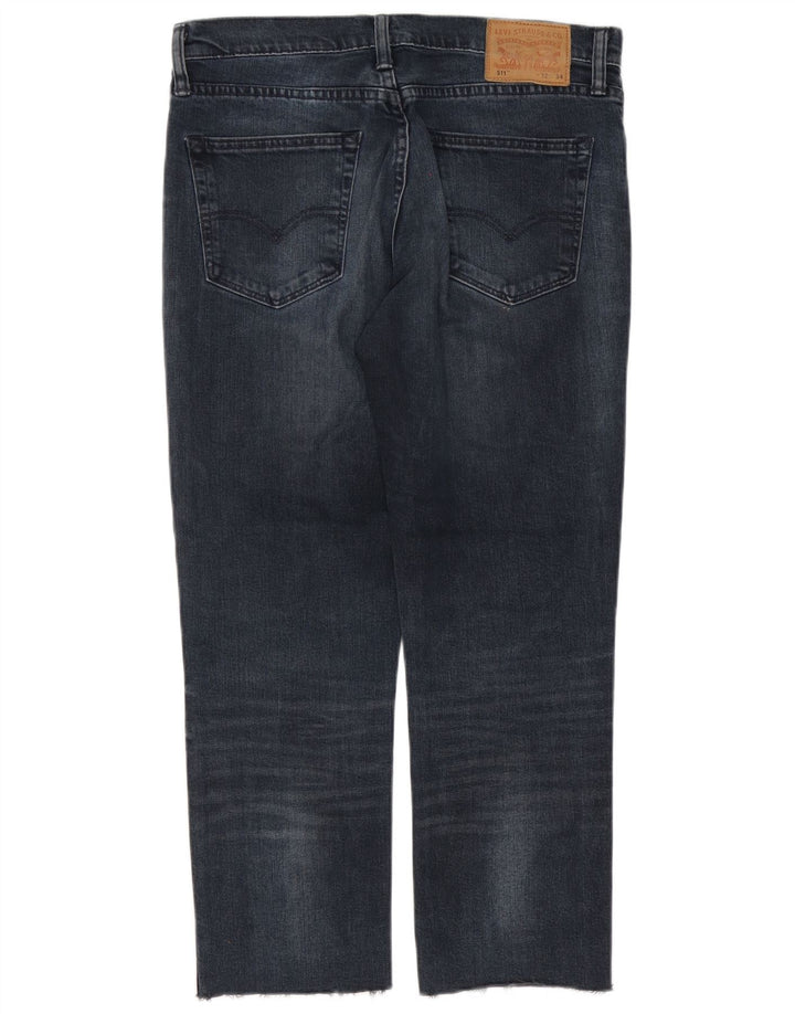 Levi's Uomo 511 Slim Jeans W32 L26 Blu Navy Cotone