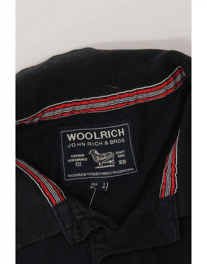 Polo da uomo Woolrich piccola blu navy