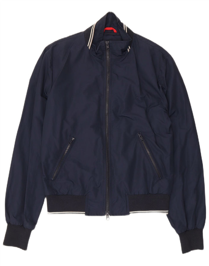 Giubbotto bomber da uomo FAY UK 36 piccolo cotone blu navy