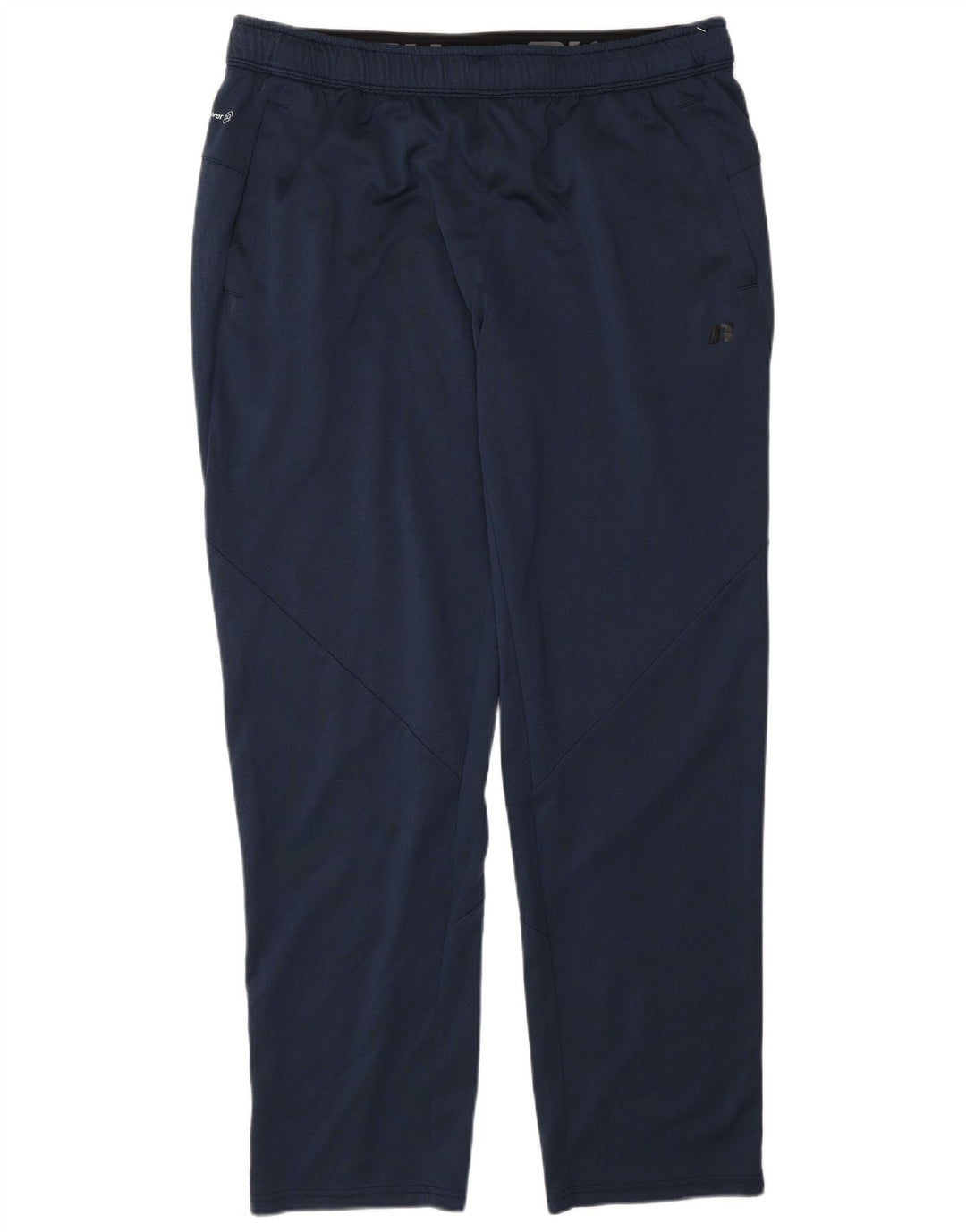 RUSSELL ATHLETIC Mens Tracksuit Trousers Large  Navy Blue Polyester