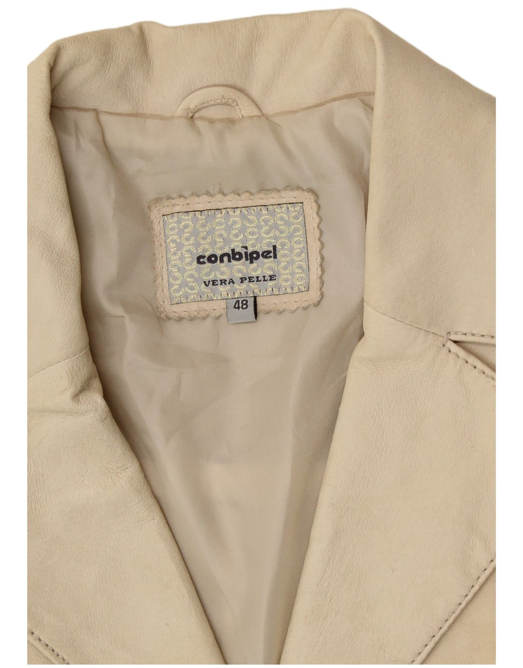 Cappotto Donna in Pelle CONBIPEL IT 48 XL Pelle Beige