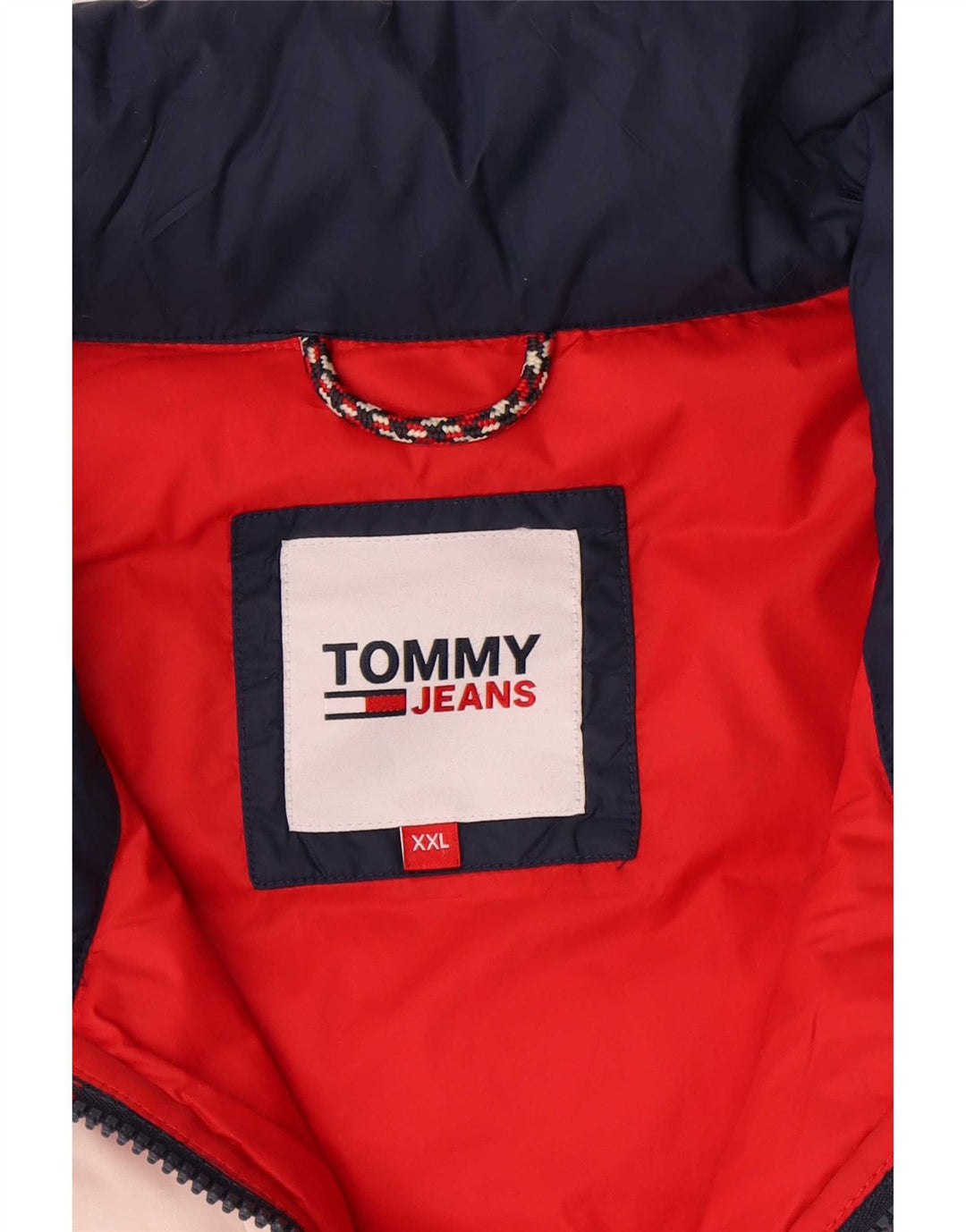 Giacca imbottita da uomo Tommy Hilfiger UK 44 2XL Poliammide color block blu