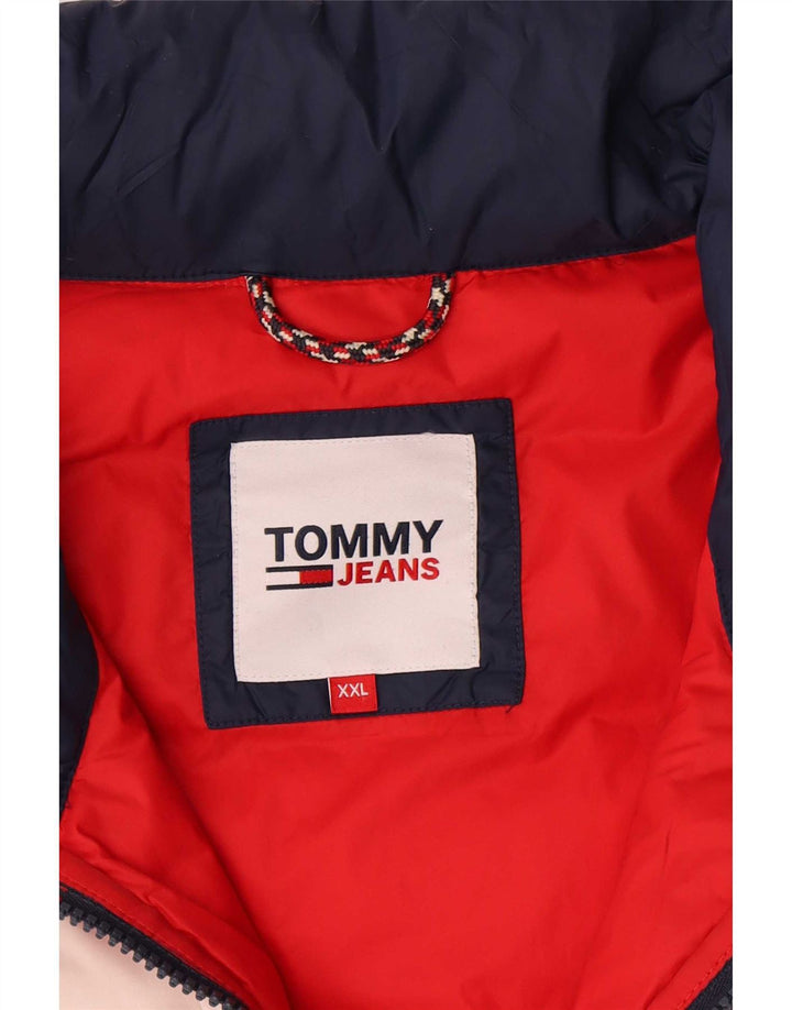Giacca imbottita da uomo Tommy Hilfiger UK 44 2XL Poliammide color block blu