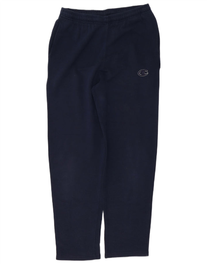 Pantaloni da tuta da uomo Champion Large in cotone blu navy