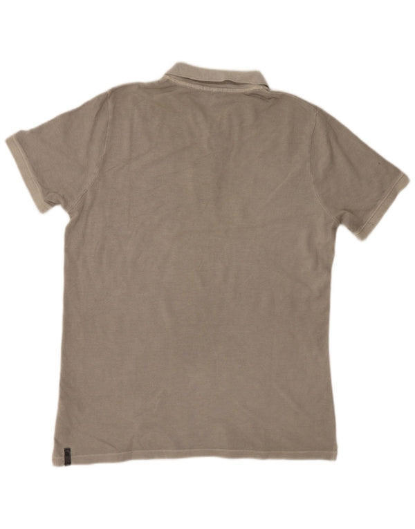 Polo da uomo Calvin Klein Jeans XL in cotone grigio
