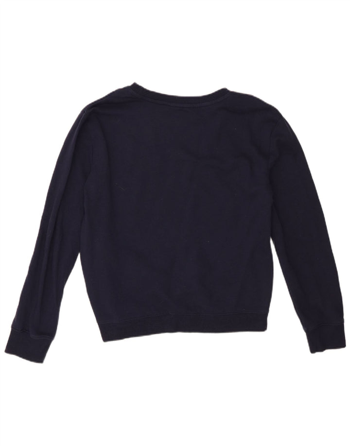 Felpa oversize grafica da donna Nautica Jumper UK 10 Small Blu Navy